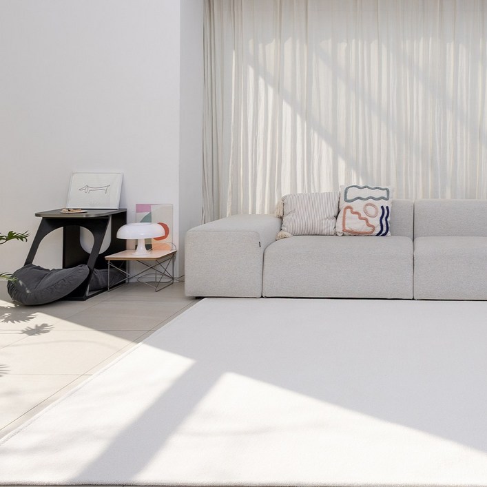 온결 워셔블 먼지없는 사계절 거실 카페트 러그