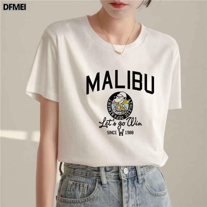 DFMEI 반팔 루즈 라운드 양기저고리 ins