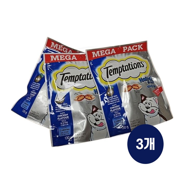 템테이션 고양이 헤어볼 컨트롤 스낵 간식