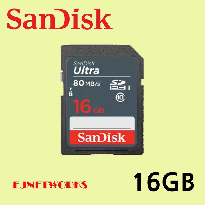 샌디스크 울트라 Class10 SDUNR  SDUNB SD메모리카드 카메라 네비게이션 노트북