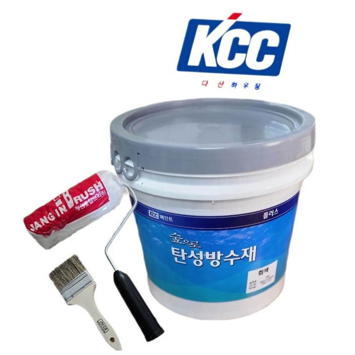 KCC 숲으로탄성방수재_ 회색 16KG, 회색, 16kg, 1개