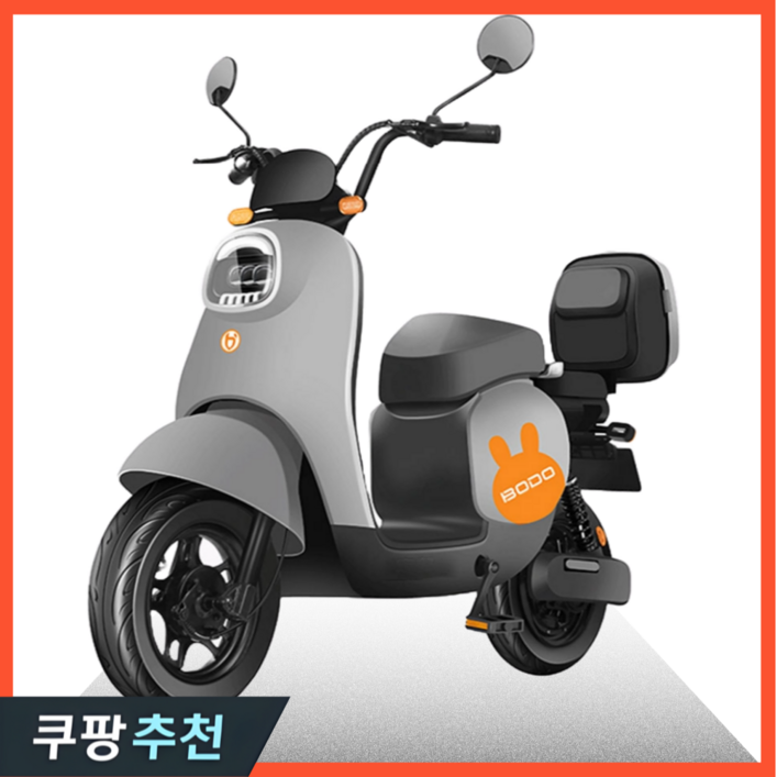 모토에코 안전한 전기 스쿠터 전동 오토바이 바이크 자토바이 배달용 이륜 자전거 출퇴근, 그레이, 6세대 전기스쿠터 30A