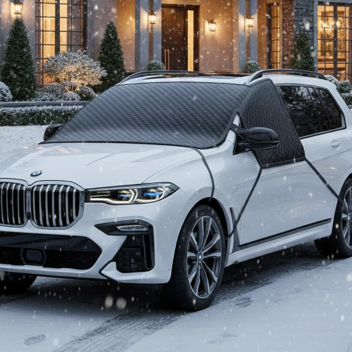 에이런 자동차 3면 성에 방지 방수 커버 아이스 쉴드