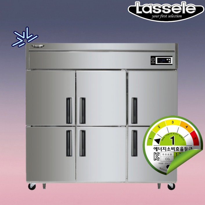 라셀르 간냉식 업소용 냉장냉동고 LS1665RF 냉장4 냉동2