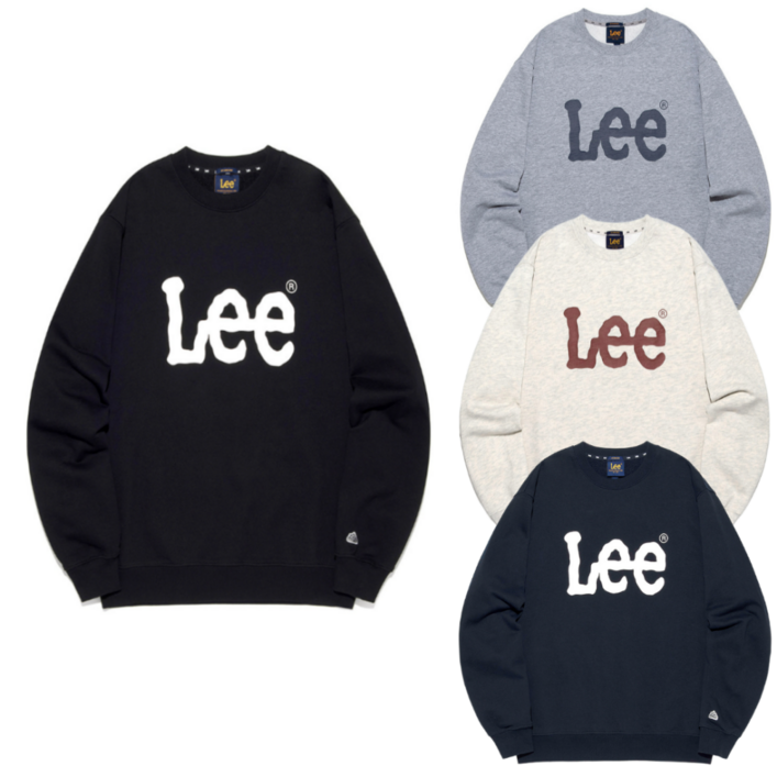 국내매장판 LEE 빅 트위치 로고 긴팔 맨투맨 4가지 색상 택 1종