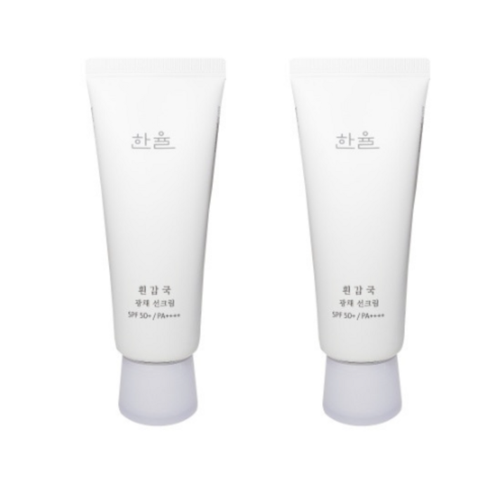 한율 흰감국 광채 선크림 SPF50+ PA++++