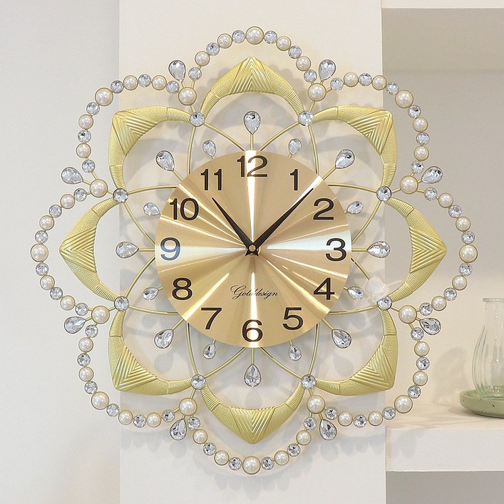 골드디자인 골드큐빅 무소음 벽시계 G10, 단일상품