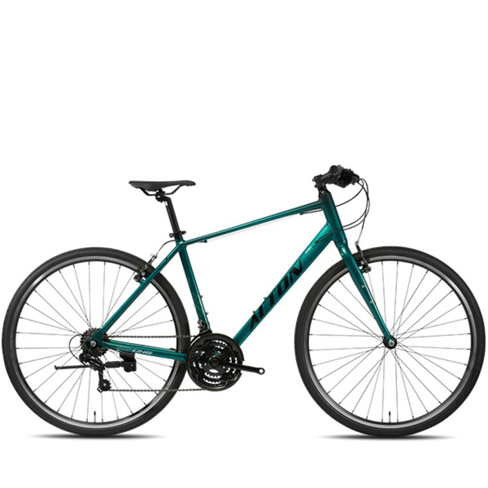 2026 알톤 경량 알루미늄 하이브리드자전거 탑원 플러스 700C 시마노21단 완조립, 1개, 177cm, 380 아마존그린 완조립사은품D