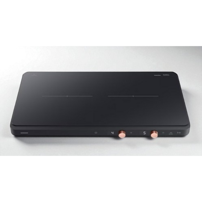 삼성전자 2구 인덕션  NZ62DG300CFK 더플레이트 블랙 프리스탠딩 1인용 휴대용