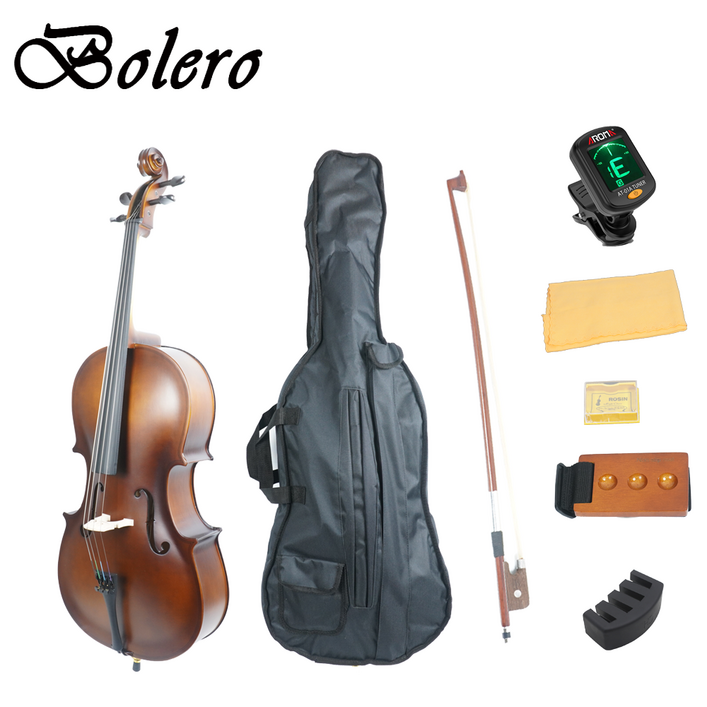 볼레로 스탠다드 연습용 입문용 교육용 첼로 풀패키지 132  44, 1개