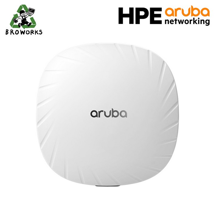 HPE Aruba AP515 WiFi6 무선 AP  AX5400  MiMo 4x4  PoE 지원  컨트럴러 및 단독형  전원장치 미포함 모델명 Q9H62A