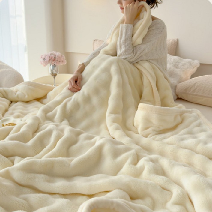 마이노마켓 프리미엄 극세사 담요 양면 블랭킷