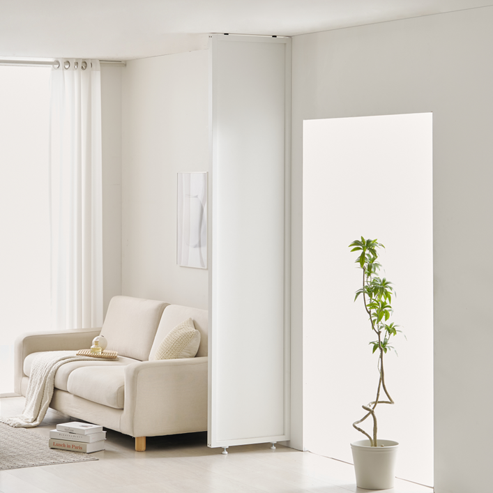 화이트 무타공 파티션 가벽 공간분리 사무실 인테리어