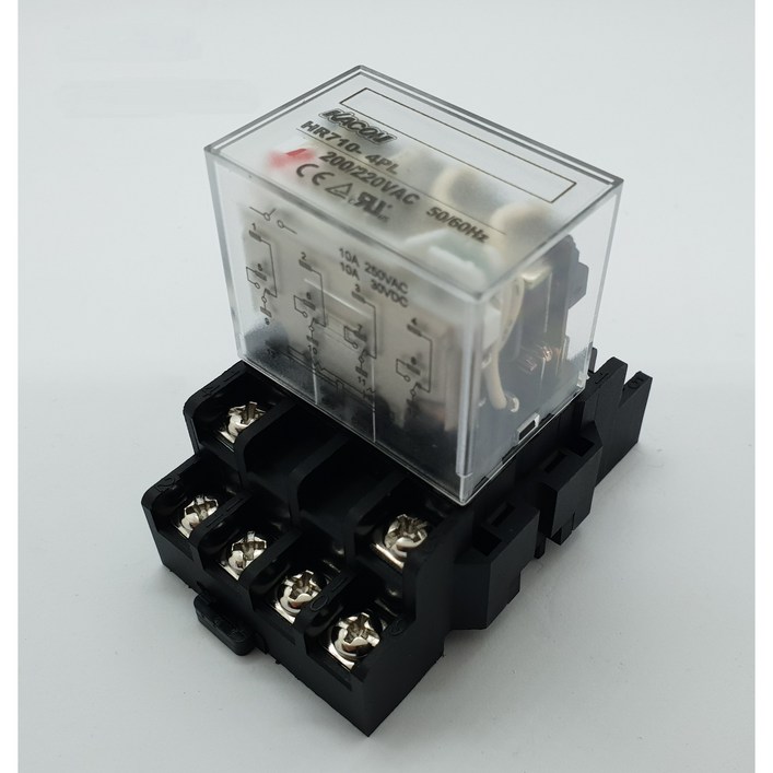 HR7104PL 릴레이 LY4 RELAY 카콘 KACON, 1개