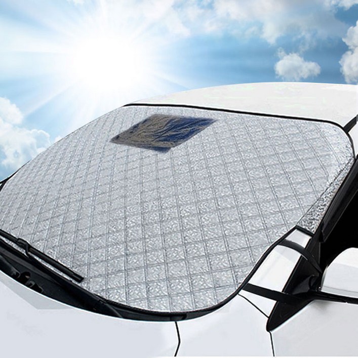 가온 제네시스 GV70 햇빛가리개 블랙박스형 앞유리 차량용 덮개, 1개