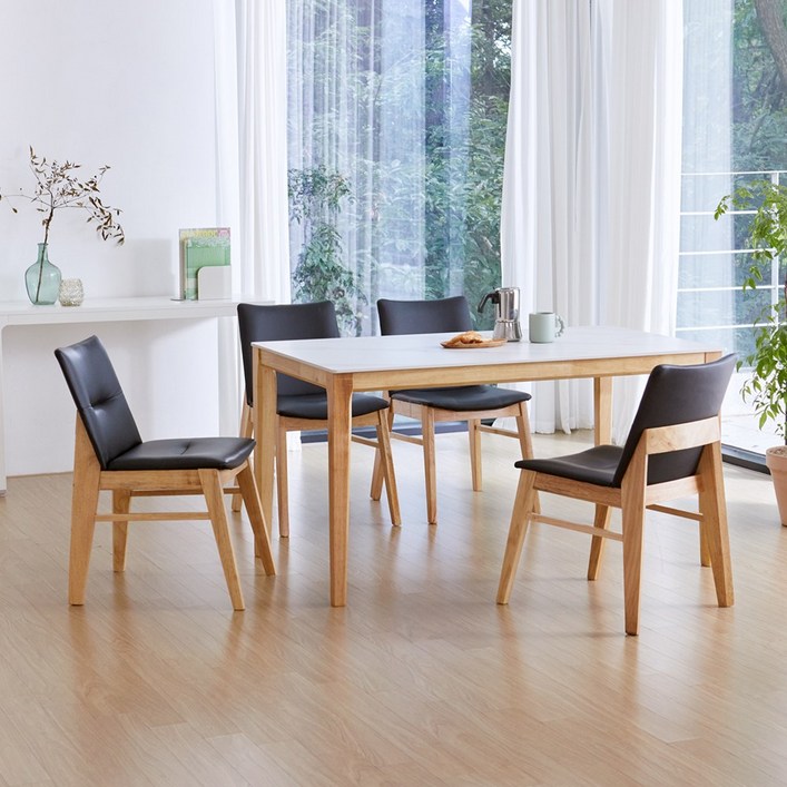 베스트리빙 루마니아 빈츠 포세린 12T 통세라믹 12001400 4인용 와이드 세라믹 식탁 테이블 세트의자4개의자2개벤치형4colors 2size