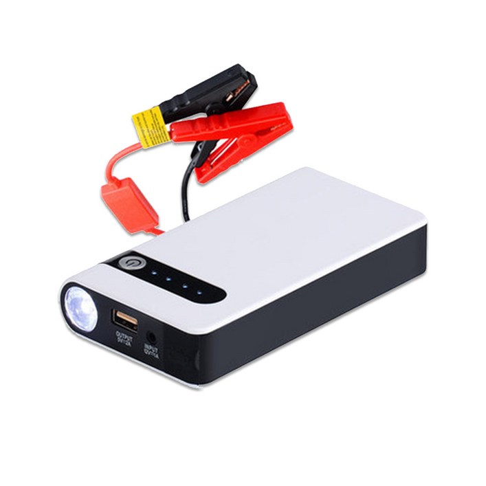 차량용 점프스타터 보조배터리 플러그 12V 20000mA 한국형코드 응급손전등 자동차 점프스타터 패키지
