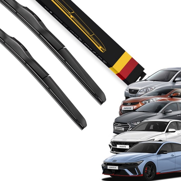1+1 현대 아반떼 HD MD AD CN7 N 전차종 와이퍼 호환 순정형 하이브리드 와이퍼블레이드, SW-아반떼CN7/N(20-현재)600+450
