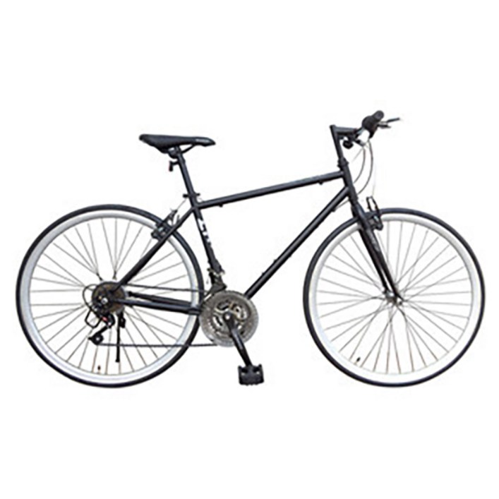 지멘스 자전거지멘스 하이브리드자전거 700C 캣츠7단 21단 알루미늄으로 가벼운 무게 25mm컬러이중림, 미조립 박스캣츠 7단 매트블랙, 170cm, 1개