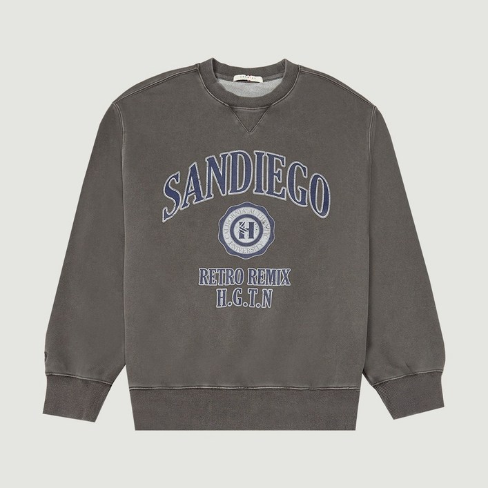 행텐공용 샌디에고 빈티지 피그먼트 맨투맨HC0311048061612