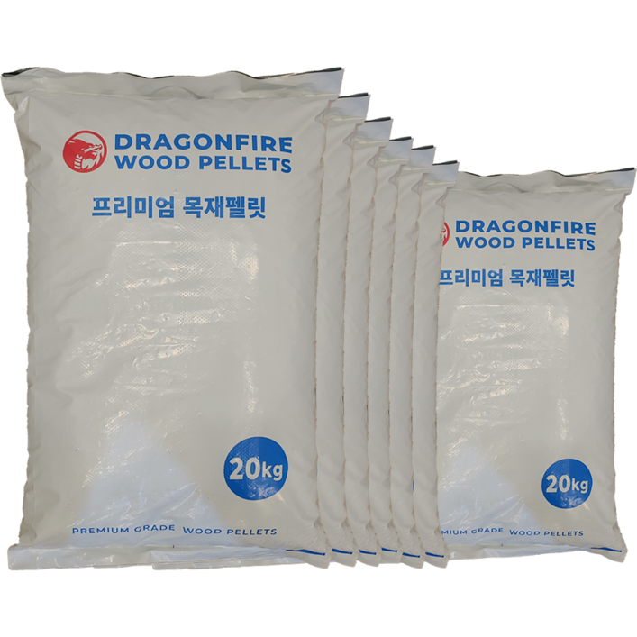 드래곤파이어 목재펠릿20kg x 25포 묶음배송 프리미엄 우드펠릿 펠렛연료 펠릿연료 우드펠렛