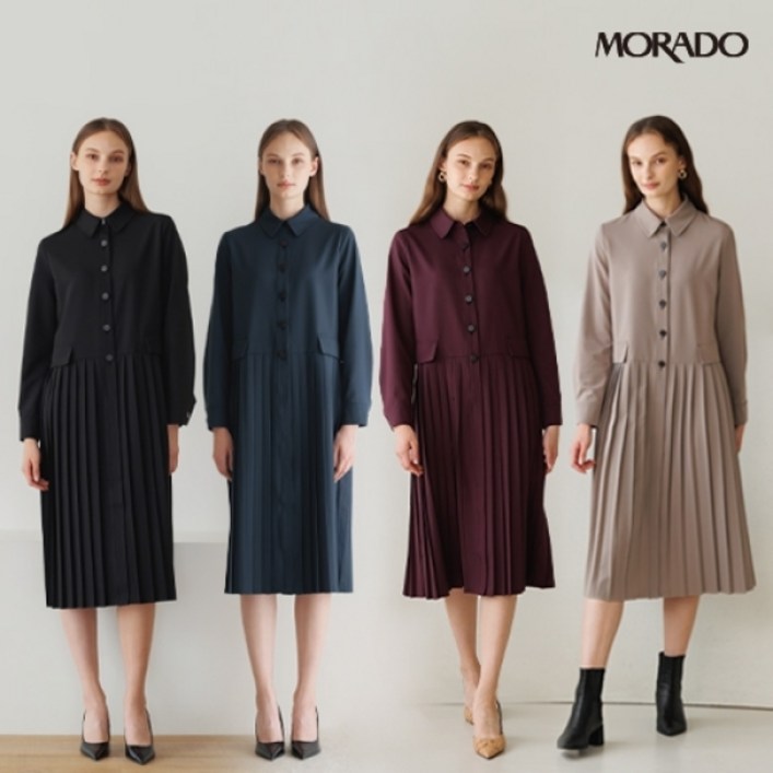 모라도 23FW 플리츠 원피스 1종 모라도 23FW 플리츠 원피스 1종