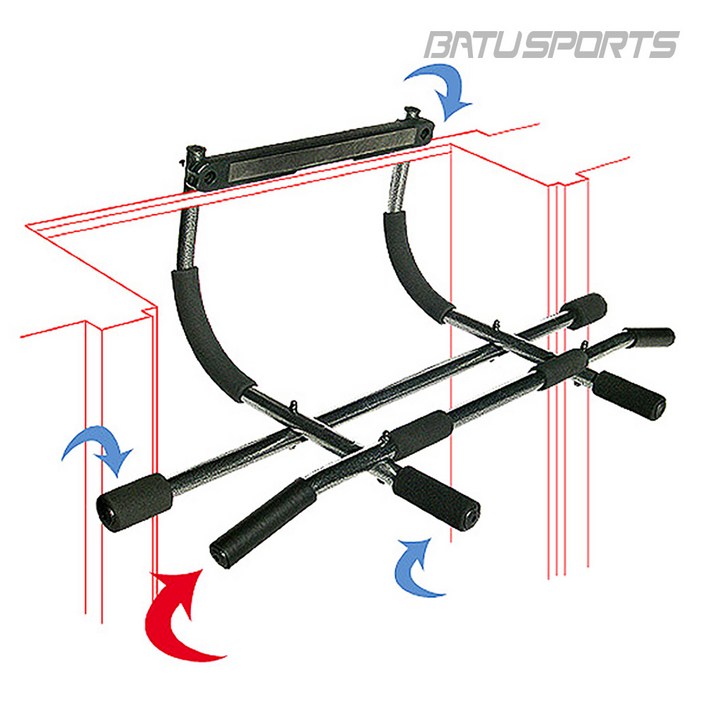 핫템 가정용 철봉 멀티 도어짐 문틀철봉 실내 턱걸이기구 풀업바 푸쉬업바 치닝디핑 핫템