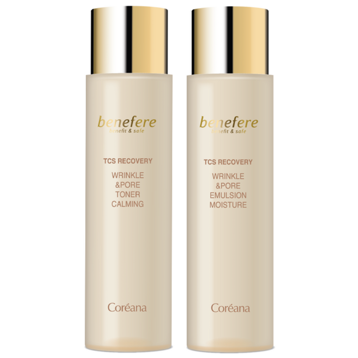 [주름 모공 탄력 개선] 코리아나 베네페레 링클 앤 포어 스킨+로션, 1세트