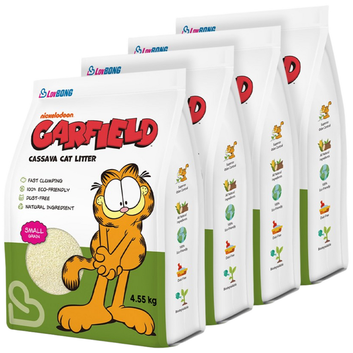 펫파이브 가필드 응고형 고양이 모래 Green