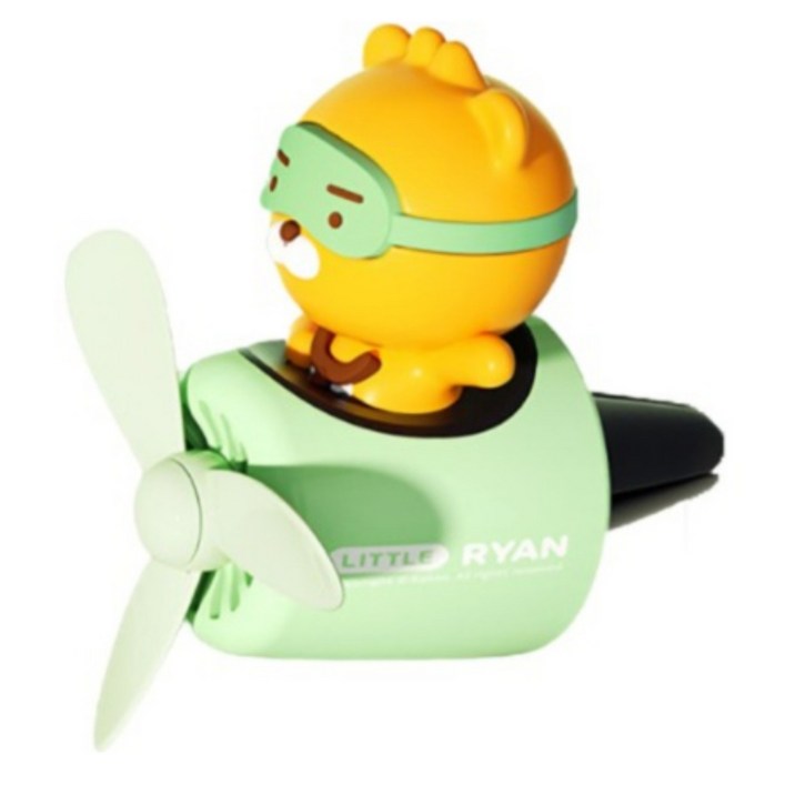 인기17종 차량용 송풍구 프로펠러 방향제 피규어 캐릭터리필2매, 9라이언 카카오, 1세트