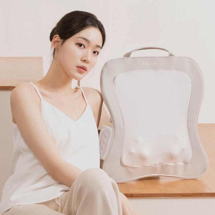 빌라르 프리미엄 등 허리 마사지기 체어, FR4005