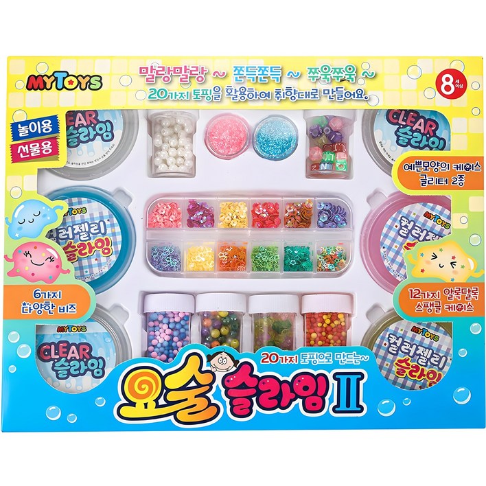 MYTOYS 요술슬라임 2, 혼합색상, 540g, 1개 MYTOYS 요술슬라임 2, 혼합색상, 540g, 1개