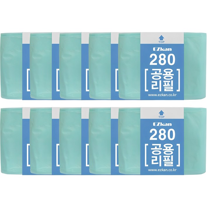 이지캔 매직 공용 리필 280 기저귀쓰레기봉투, 10개