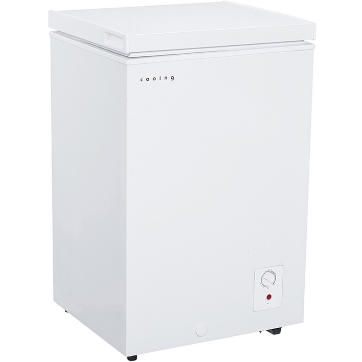 쿠잉전자 소형 다목적 냉동고, 화이트, FR102CW