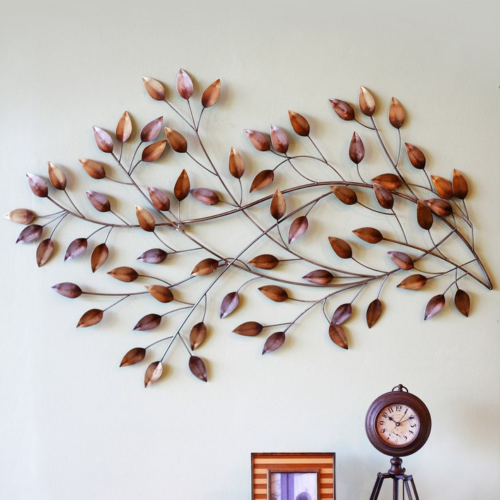 루미아 메이블 나뭇잎 철제 인테리어 벽장식