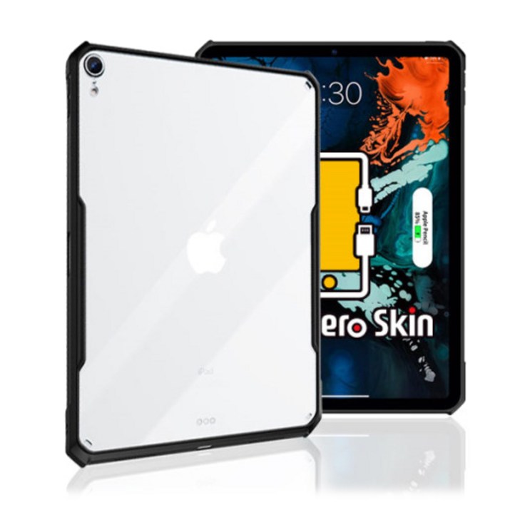 제로스킨 댕돌 투명 범퍼 태블릿PC 케이스, 혼합색상 아이패드미니6셀룰러