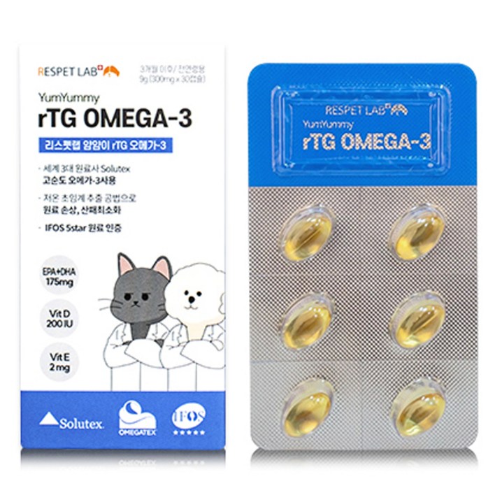 리스펫랩 반려동물 얌얌이 rTG 영양제