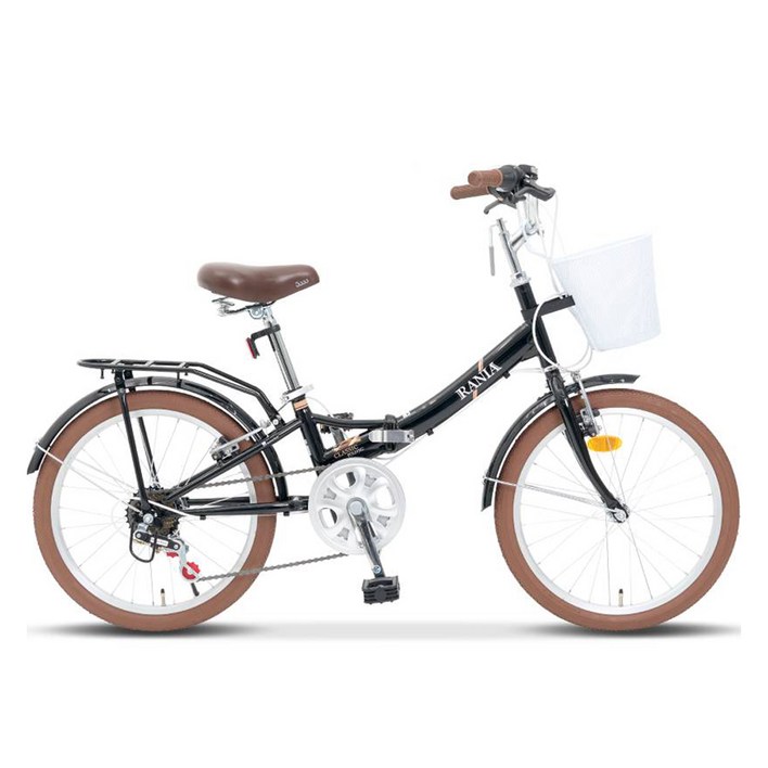 삼천리자전거 미니벨로 접이식 자전거 20 RANIA, 블랙, 140cm, 1개