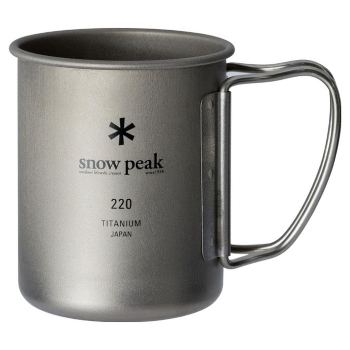 스노우피크 티탄싱글머그 220ml