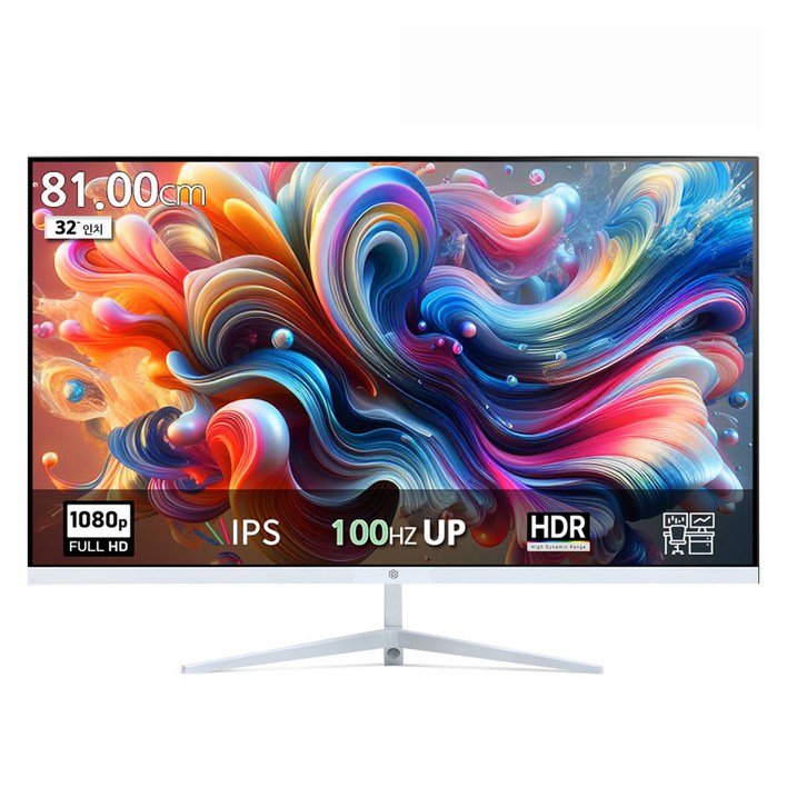 픽셀아트 FHD Up 100Hz 일반 모니터 화이트, 81cm, PA3230W