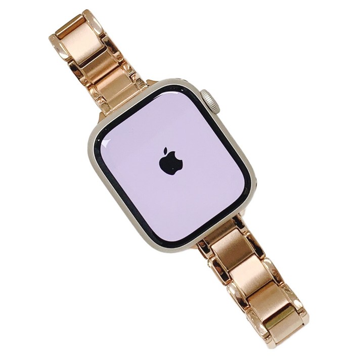 슬림 글로시 메탈 스트랩 밴드, 로즈골드, 1개