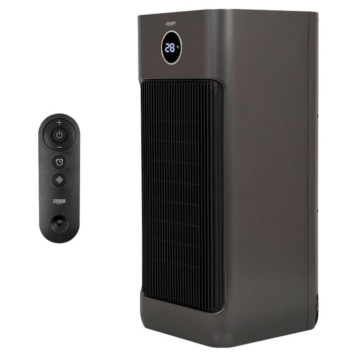 제벤 대형 PTC 저소음 세라믹 리모컨 타이머 터치패널 분리형 먼지필터 온풍기, 단일색상, ZB3000