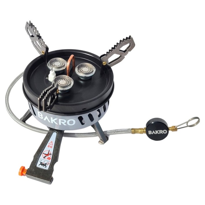 바크로 와우 강염 로켓스토보 BKB125A, 그레이, 1개