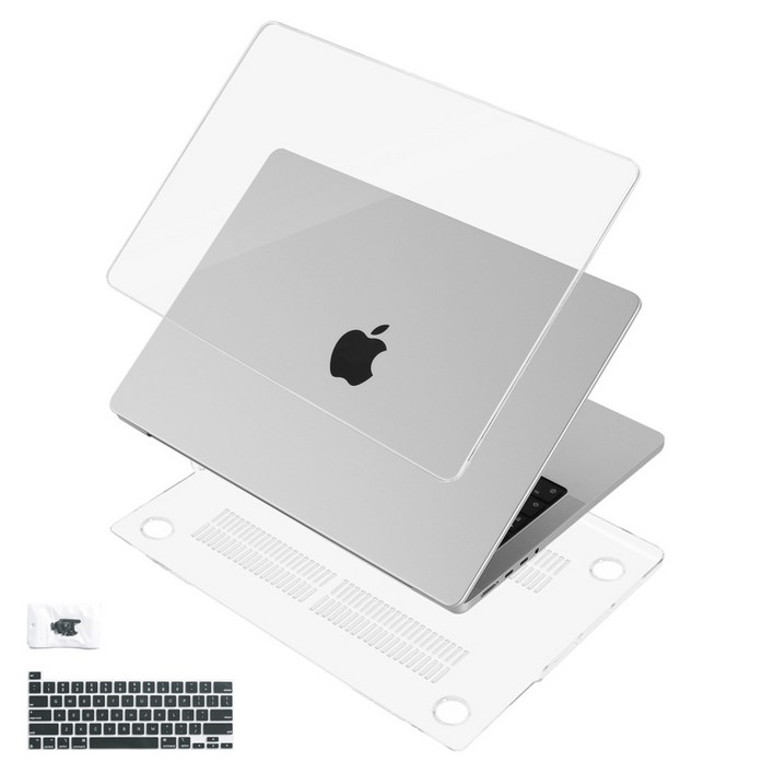 오펜트 맥북 투명 하드케이스  키스킨  먼지방지마개