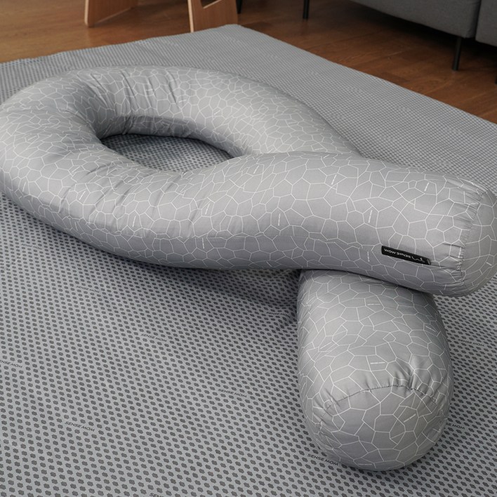 센스맘 U자 특대 바디필로우, 그레이