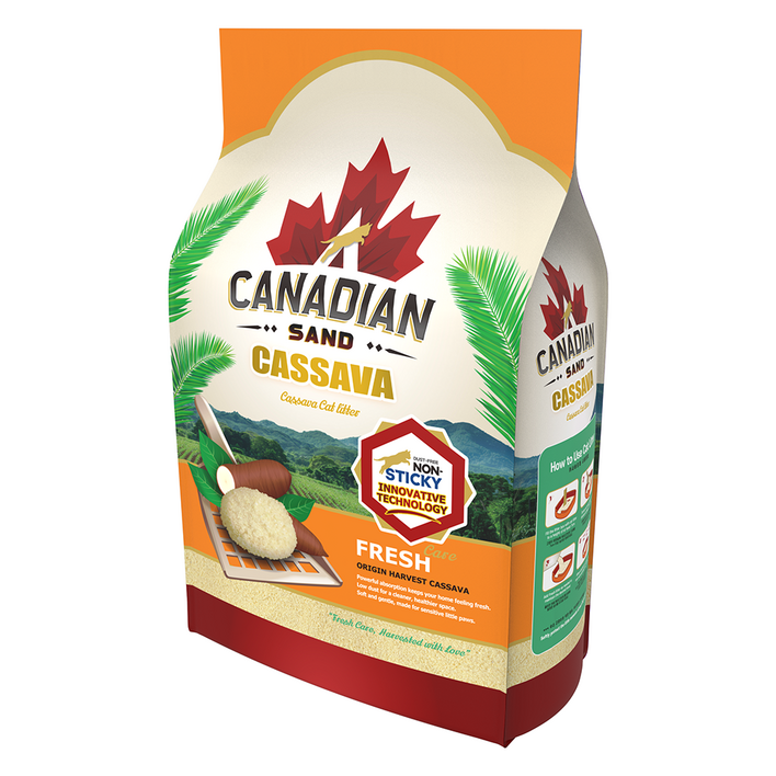 캐네디언샌드 카사바 고양이 모래, 11.8kg, 1개, 무향