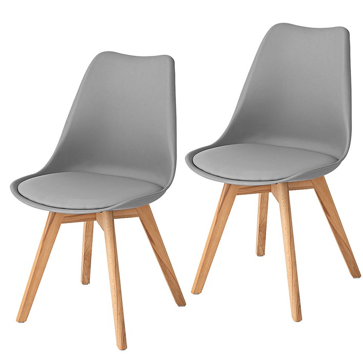 코멧 홈 인테리어 가죽 쿠션 원목 디자인 에펠체어