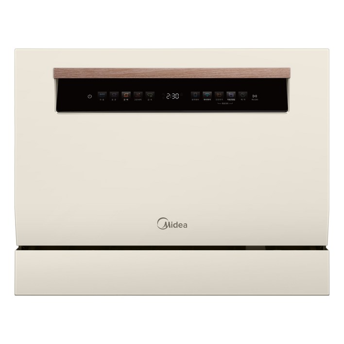 마이디어 카운터탑 앱연동 자동문열림 식기세척기 6인용, 아이보리, MDWTT0608AKR, 방문설치