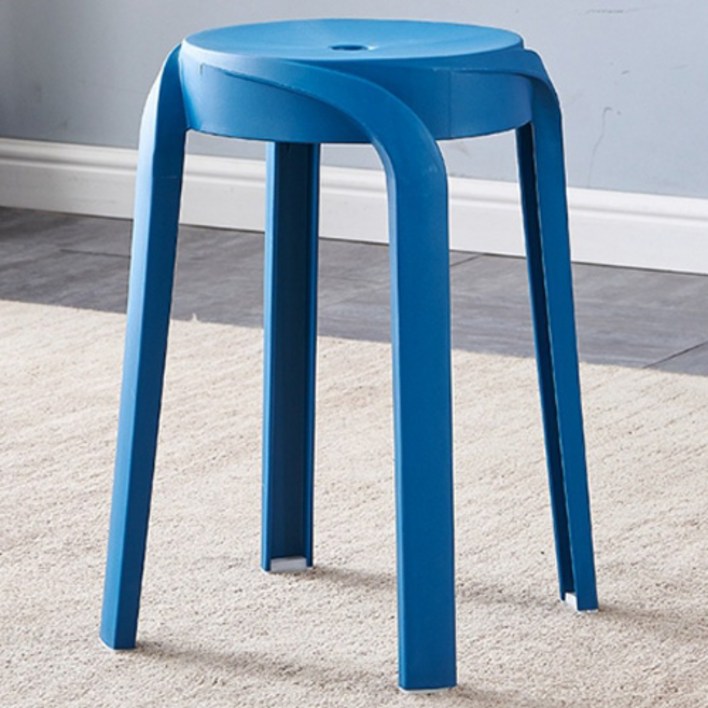밝음 원형 스툴 의자, 블루 15,940