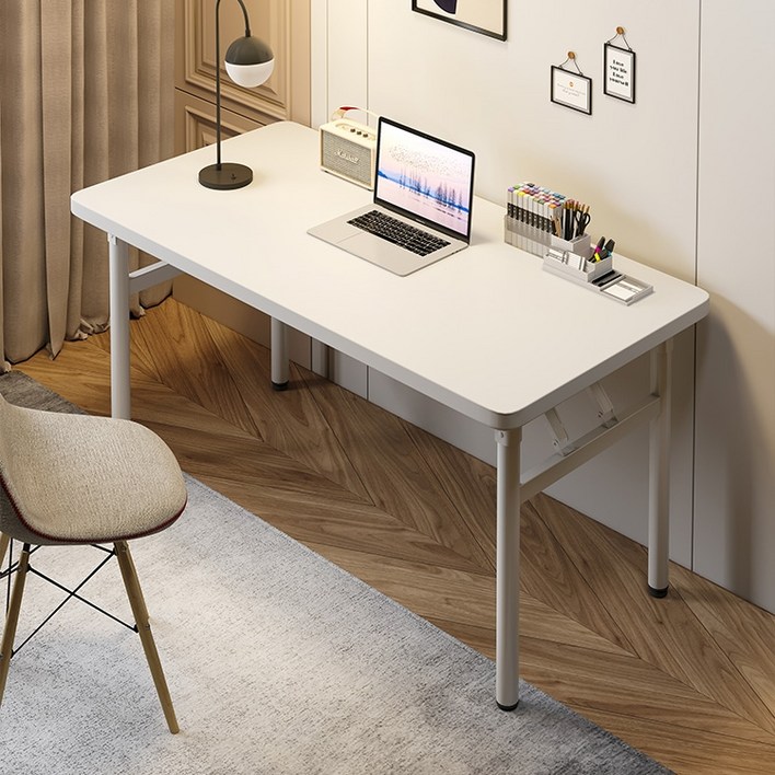 오브민 공간활용 철제 접이식 스틸 책상 식탁 테이블 1000